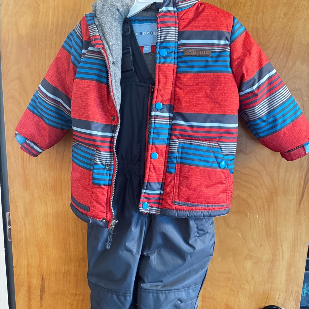 Wippette Red and Blue Striped Jacket